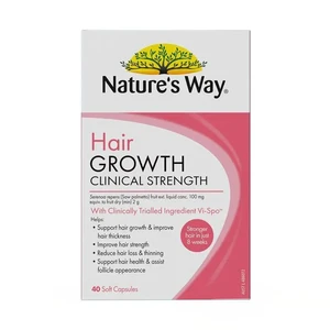 (PRE ORDER) Nature's Way Hair Growth Clinical Strength 40 Tablets shelf life 2yrs